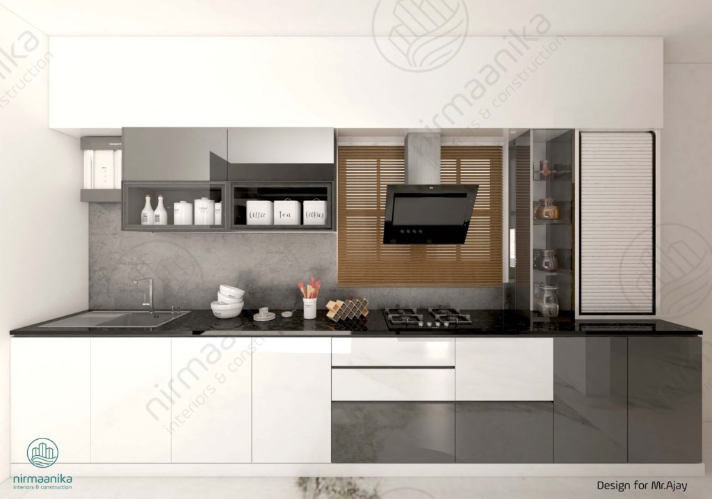 glossy kitchen interiors